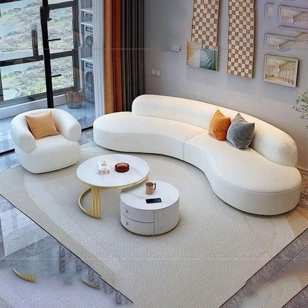 White Sofa Set
