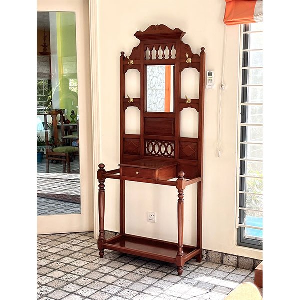 teak hall stand - Image 3