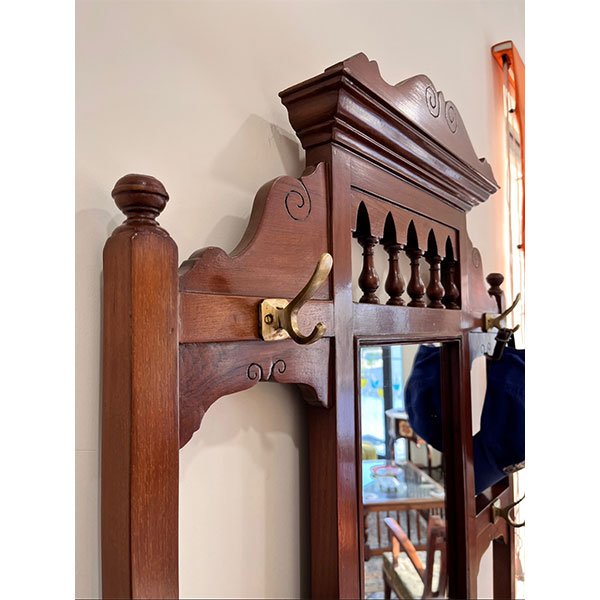 teak hall stand - Image 4