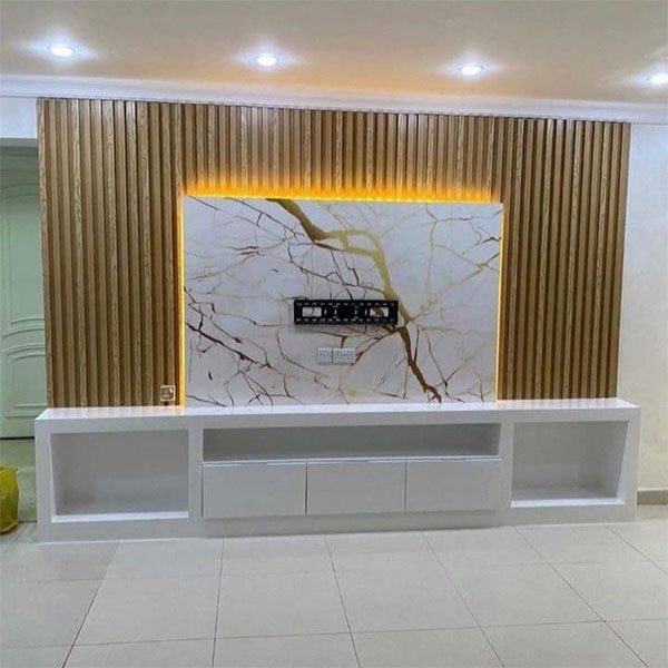 Wooden Tv Wall Panel